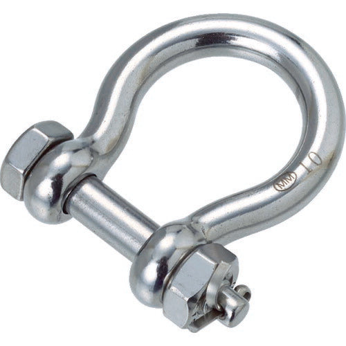 ＴＲＵＳＣＯ　ステンレス　ボルト止めオタフクシャックル　（１個＝１袋） TOBS-10