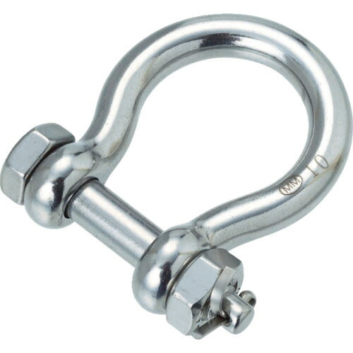 ＴＲＵＳＣＯ　ステンレス　ボルト止めオタフクシャックル　（１個＝１袋） TOBS-8
