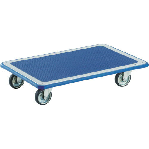 【取寄品】 ＴＲＵＳＣＯ プレス製台車 ドンキーカート 平台車型９１５×６１５ オール自在 315NJ 【送料都度見積】