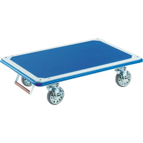 【取寄品】 ＴＲＵＳＣＯ プレス製台車 ドンキーカート 平台車型９１５×６１５ オール自在４輪ストッパー付 315NJJB4 【送料都度見積】