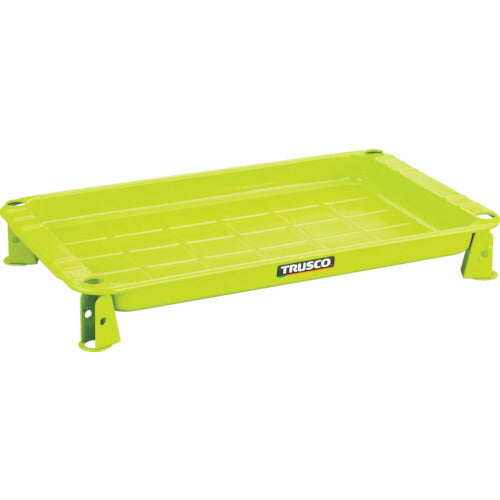 ＴＲＵＳＣＯ ツールワゴンロイヤル浅型トレーＴＷＲ－４型用黄緑 TWR-4A2-GR