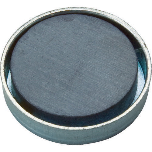ＴＲＵＳＣＯ　キャップ付フェライト磁石　丸形　外径２３．５ｍｍＸ厚み５ｍｍ　１個入 TFC24R-1P