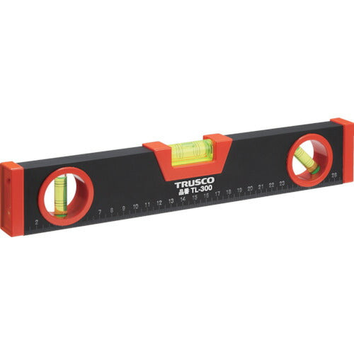 ＴＲＵＳＣＯ アルミレベル 箱型 マグネット付 ３８０ｍｍ 水平・垂直・４５° TL-380M
