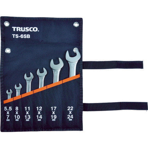 ＴＲＵＳＣＯ　両口スパナセット（６本組　） TS-6SC