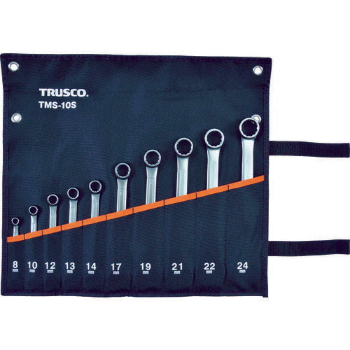 ＴＲＵＳＣＯ コンビネーションスパナ（スタンダード） セット （１０本組） TMS-10S