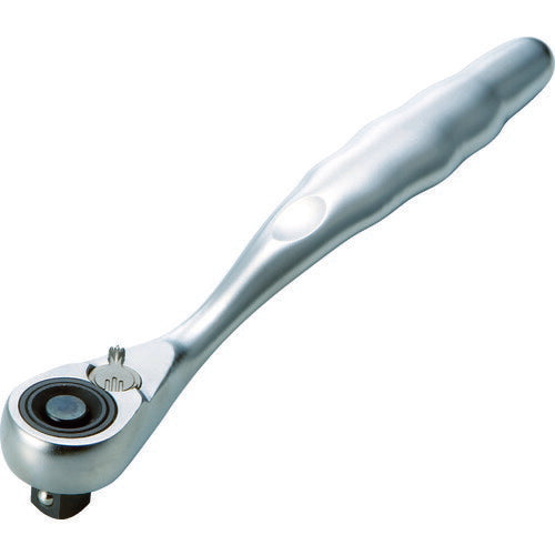 ＴＲＵＳＣＯ　ラチェットハンドル　差込角６．３５　全長１４５ｍｍ TSRH2-A