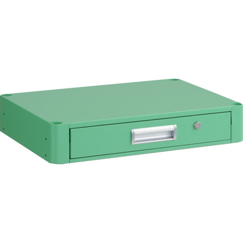 【取寄品】 ＴＲＵＳＣＯ ツールワゴン ファルコンワゴン 浅型１段引出 ６００Ｘ４００ ヤンググリーン FAW-64Z-YG 【送料都度見積】