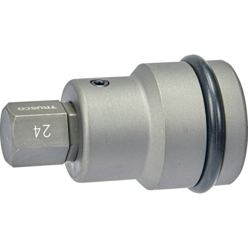 ＴＲＵＳＣＯ　インパクト用ヘキサゴンソケット差替式ソケット・ビット　差込角２５．４ｍｍ　対辺２４ｍｍ T8-24AHH