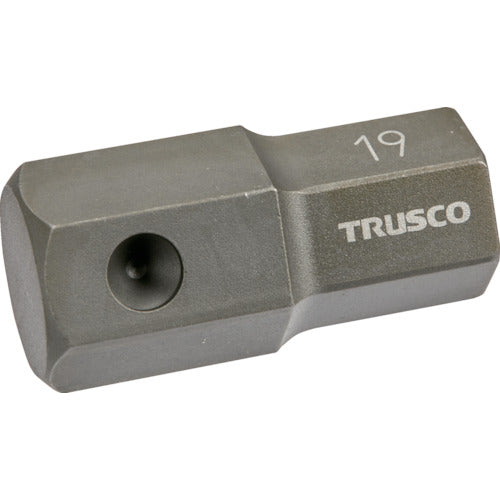 ＴＲＵＳＣＯ　インパクト用ヘキサゴンソケット差替式ビット TBIT22-19