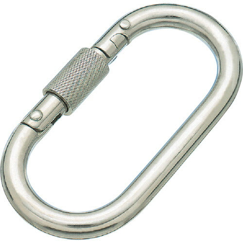 ＴＲＵＳＣＯ　ステンレス　カラビナ（環付）　１０ｍｍ TKB-2
