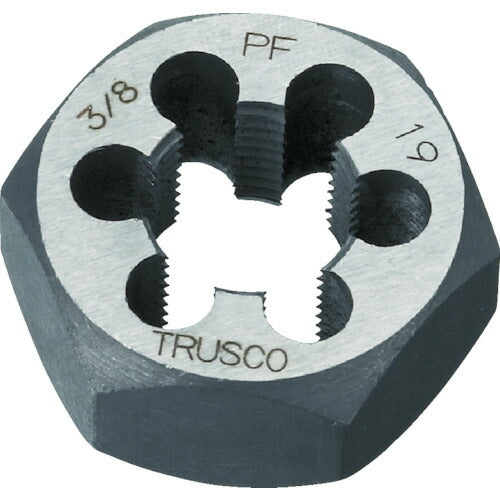 ＴＲＵＳＣＯ 六角サラエナットダイス ＰＦ３／８－１９ TD6-3/8PF19