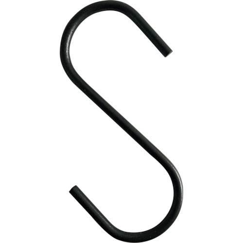 ＴＲＵＳＣＯ まとめ買い Ｓフック スチール製 １５０ｍｍ 黒 １０個 TSTS5150BK10P