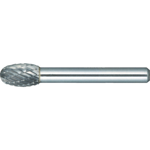 ＴＲＵＳＣＯ　超硬バー　タマゴ型　Φ１９Ｘ刃長２５Ｘ軸６　アルミカット TA6C190