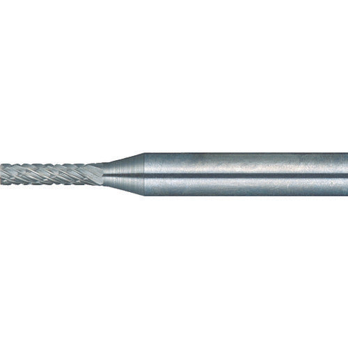 ＴＲＵＳＣＯ　超硬バー　円筒型　Φ１．５Ｘ刃長６Ｘ軸３　ロング　ダブルカット TB1A015L75