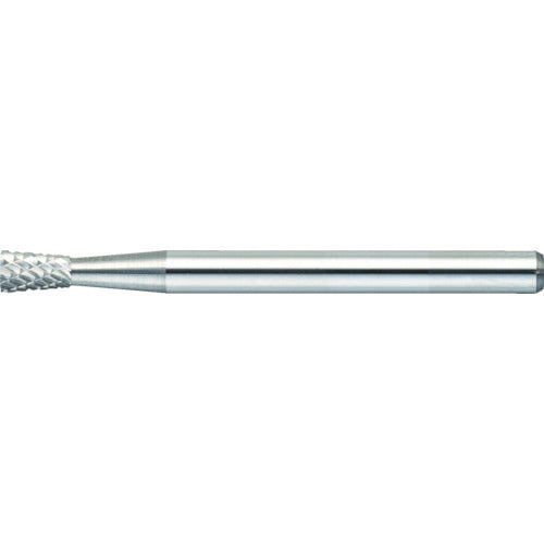 ＴＲＵＳＣＯ　超硬バー　逆テーパー型　刃長６．３Ｘ軸３　シングルカット TB52B050S