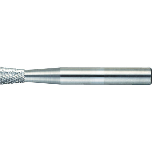 ＴＲＵＳＣＯ　超硬バー　逆テーパー型　Φ６Ｘ刃長８Ｘ軸６　シングルカット TB52C060S