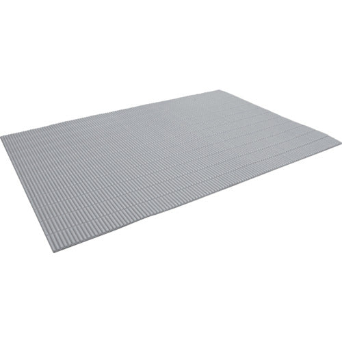 ＴＲＵＳＣＯ　ジャバラマットスリム　６００Ｘ９００ｍｍ　ライトグレー TNS-6090LG