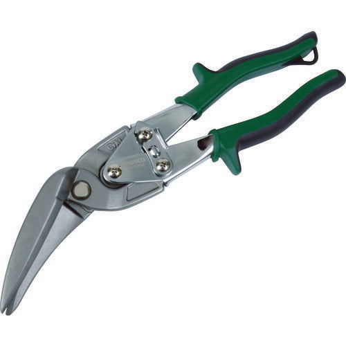 ＴＲＵＳＣＯ　万能金切ハサミ　オフセットロングタイプ　右曲り　４５度 TGH-270FLR