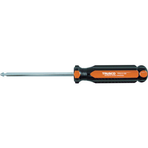 ＴＲＵＳＣＯ　プラスチック柄ドライバーマグネット入り（＋ＮＯ．３Ｘ１５０ｍｍ） TPD-3-150