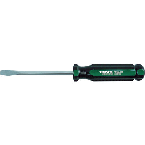 ＴＲＵＳＣＯ　プラスチック柄ドライバー（マグネット入り）（－４．５Ｘ５０ｍｍ） TPD-4.5-50