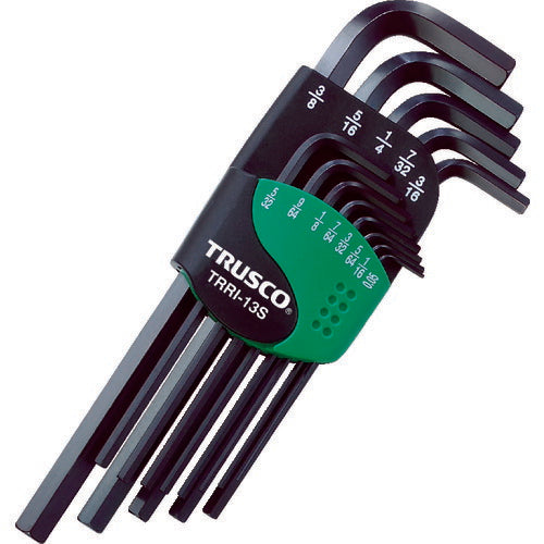 ＴＲＵＳＣＯ　六角棒レンチセット　１３本組（インチタイプ） TRRI-13S