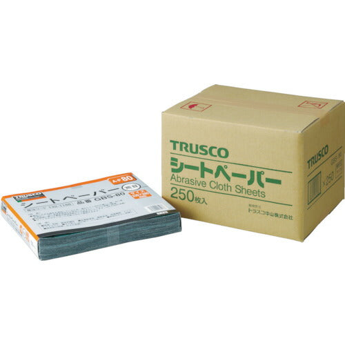 ＴＲＵＳＣＯ　まとめ買い　シートペーパー　＃３０（２５０枚セット） GBS30-250P