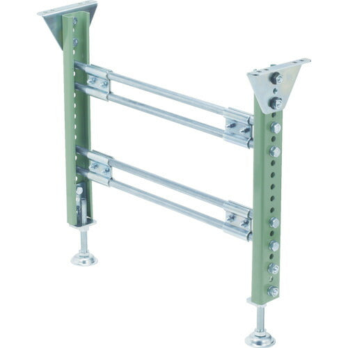 【取寄品】 ＴＲＵＳＣＯ ローラーコンベヤ用支持脚 Ｗ４００ Ｈ６００ ＶＲ３８用 VR-K-400-600-38 【送料都度見積】