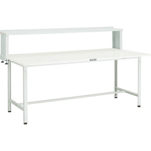 ＴＲＵＳＣＯ　軽荷重作業台（３００ｋｇ）ＡＥ型　１８００Ｘ９００ＸＨ１０４４（全高）　上棚付　ダークグレー色 AE-1809YURB DG
