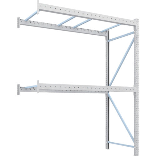 【取寄品】 ＴＲＵＳＣＯ パレットラック１トン２３００Ｘ１１００ＸＨ３０００ ２段 連結 1D-30B23-11-2B 【送料都度見積】