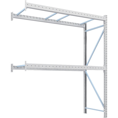 【取寄品】 ＴＲＵＳＣＯ パレットラック１トン２５００Ｘ１０００ＸＨ３０００ ２段 連結 1D-30B25-10-2B 【送料都度見積】