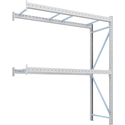 【取寄品】 ＴＲＵＳＣＯ パレットラック２トン用２５００Ｘ９００ＸＨ３０００ ２段 連結 2D-30B25-09-2B 【送料都度見積】