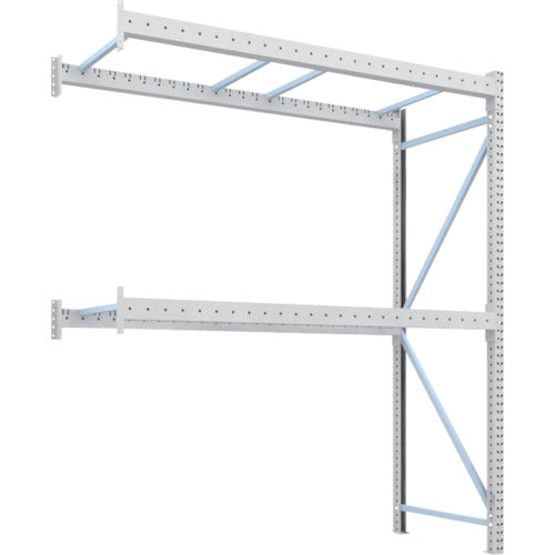 【取寄品】 ＴＲＵＳＣＯ パレットラック２トン用２５００Ｘ１０００ＸＨ３０００ ２段 連結 2D-30B25-10-2B 【送料都度見積】