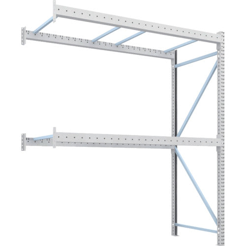 【取寄品】 ＴＲＵＳＣＯ パレットラック２トン用２５００Ｘ１１００ＸＨ３０００ ２段 連結 2D-30B25-11-2B 【送料都度見積】