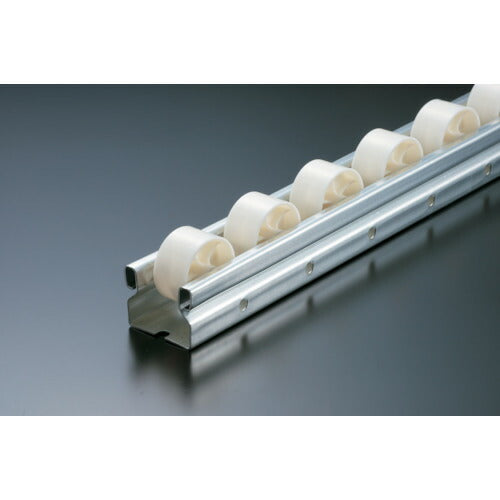 ＴＲＵＳＣＯ 流動棚用ホイールコンベヤ 樹脂製Φ３６ Ｐ４０ＸＬ２０００ V-3620UP-40-2000