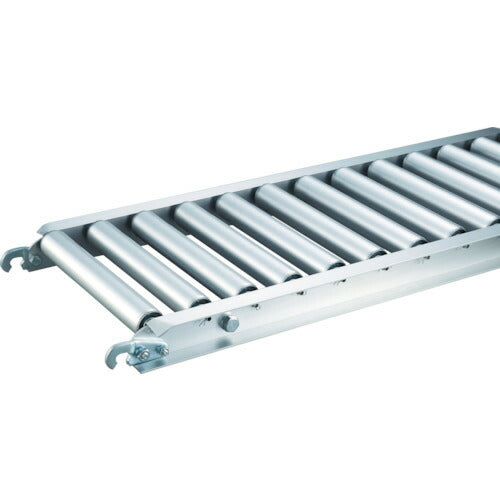 ＴＲＵＳＣＯ アルミローラーコンベヤ Φ４５ Ｗ３００ＸＰ１００ＸＬ３０００ VR-AL4515F-300-100-3000