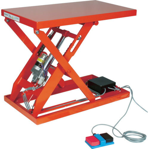 ＴＲＵＳＣＯ　テーブルリフト５００ｋｇ（電動Ｂねじ２００Ｖ）６５０×１０５０ｍｍ HDL-L50610V-22