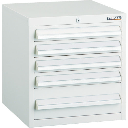 ＴＲＵＳＣＯ　ＬＶＲ型キャビネット　３９２Ｘ４１２ＸＨ４２０　引出５段　Ｗ LVR-423W