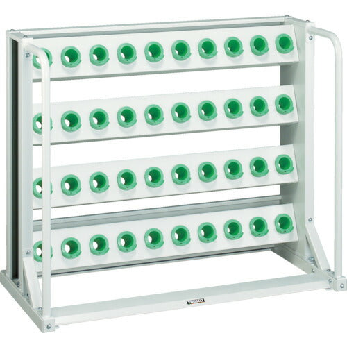 【取寄品】 ＴＲＵＳＣＯ ツーリングラック ＢＴ・ＮＴ４０兼用 ２１個収納 ロック付 ホワイト色 VTL-37-AW 【送料都度見積】