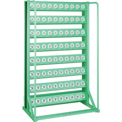 ＴＲＵＳＣＯ ツーリングラック ＢＴ・ＮＴ４０兼用 ８０個収納 ロック付 ヤンググリーン色 VTL-810-YG
