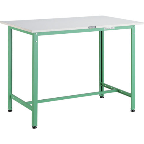 ＴＲＵＳＣＯ　軽荷重立作業台（３００ｋｇ）ＨＡＥ型　９００Ｘ７５０ＸＨ９００　基本タイプ　ヤンググリーン色 HAE-0975 YG