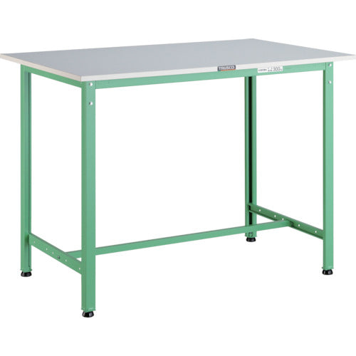 ＴＲＵＳＣＯ　軽荷重立作業台（３００ｋｇ）ＨＡＥ型　１２００Ｘ６００ＸＨ９００　基本タイプ　ヤンググリーン色 HRAE-1260 YG