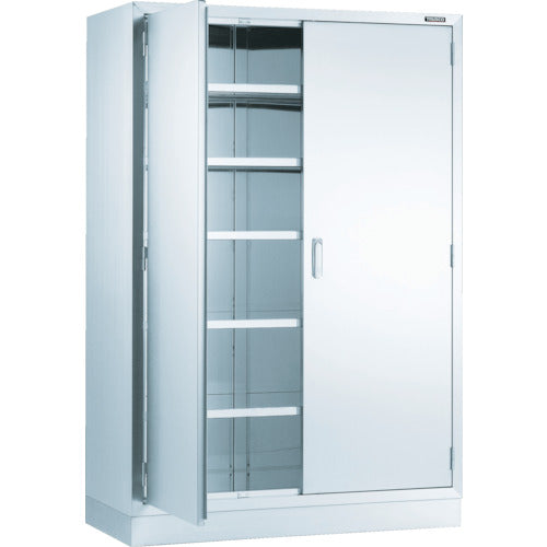 【取寄品】 ＴＲＵＳＣＯ ＳＵＳ３０４大型保管庫 １２００Ｘ６００ＸＨ１８００ 棚板５枚 SUOH-645 【送料都度見積】