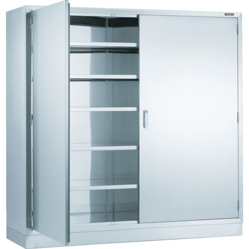 【取寄品】 ＴＲＵＳＣＯ ＳＵＳ３０４大型保管庫 １８００Ｘ６００ＸＨ１８００ 棚板５枚 SUOH-665 【送料都度見積】