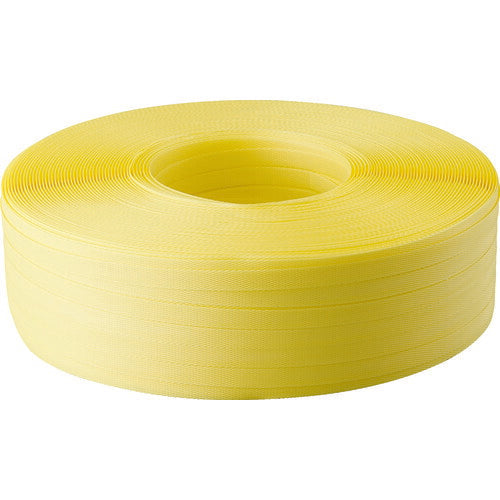 ＴＲＵＳＣＯ　【次回入荷未定】手締用ＰＰバンド１５．５ｍｍ×１０００ｍ巻　黄 TPPS-155-Y