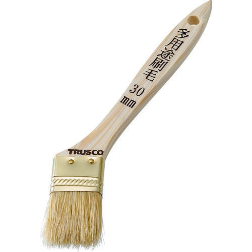 ＴＲＵＳＣＯ　多用途刷毛　豚毛　３０ｍｍ TPB-542