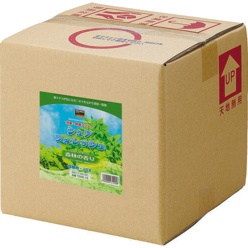 ＴＲＵＳＣＯ　除菌・消臭剤シュアフォレッシュ　パックインボックス１０Ｌ TDDE-10
