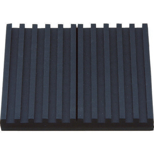 ＴＲＵＳＣＯ　防振パット　耐熱・耐油性　ミニシートタイプ　５０×５０　厚み１０ｍｍ　合成ゴム OHS-10-50CR