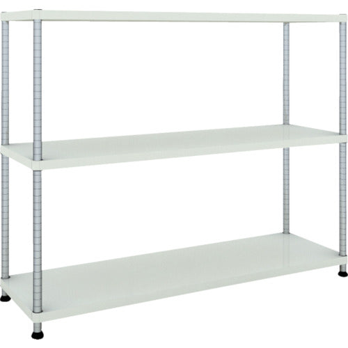 ＴＲＵＳＣＯ　スチールラック　フェニックスラック　１５００Ｘ４５０　３段　Ｗ色　抗菌粉体塗装 PER-4543-W