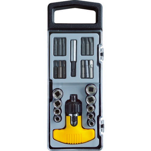 ＴＲＵＳＣＯ　Ｔ型ラチェットドライバーツールセット TRD-22S