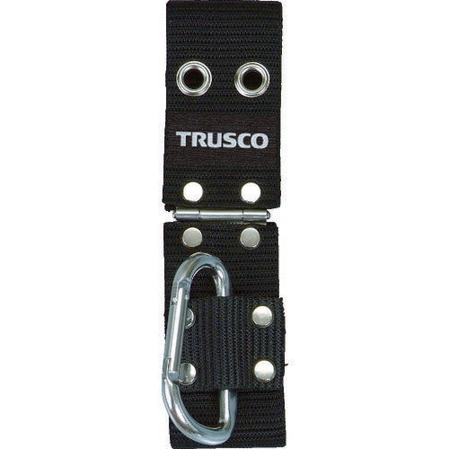 ＴＲＵＳＣＯ　工具丁番付ホルダー　ブラック　カラビナ付 THC-190-BK
